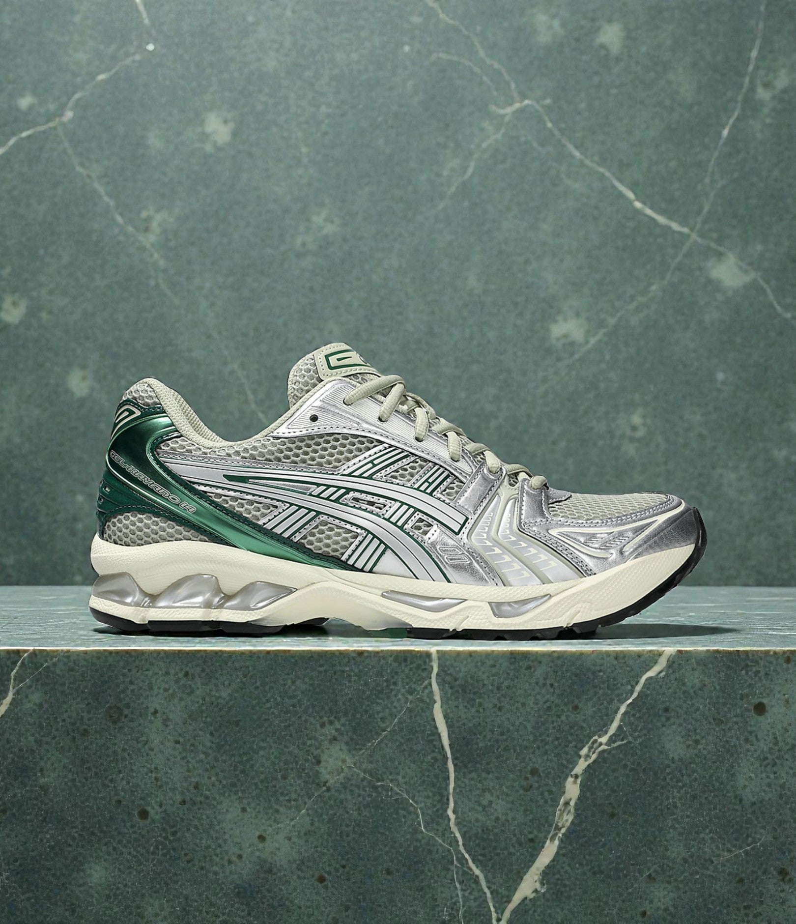 Asics Gel-Kayano 14 Dried Leaf Green Pure Silver