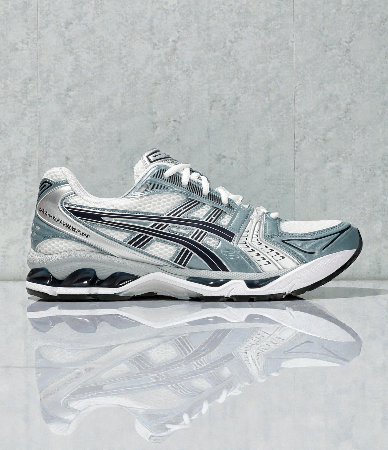 Asics Gel-Kayano 14 White Fjord Grey
