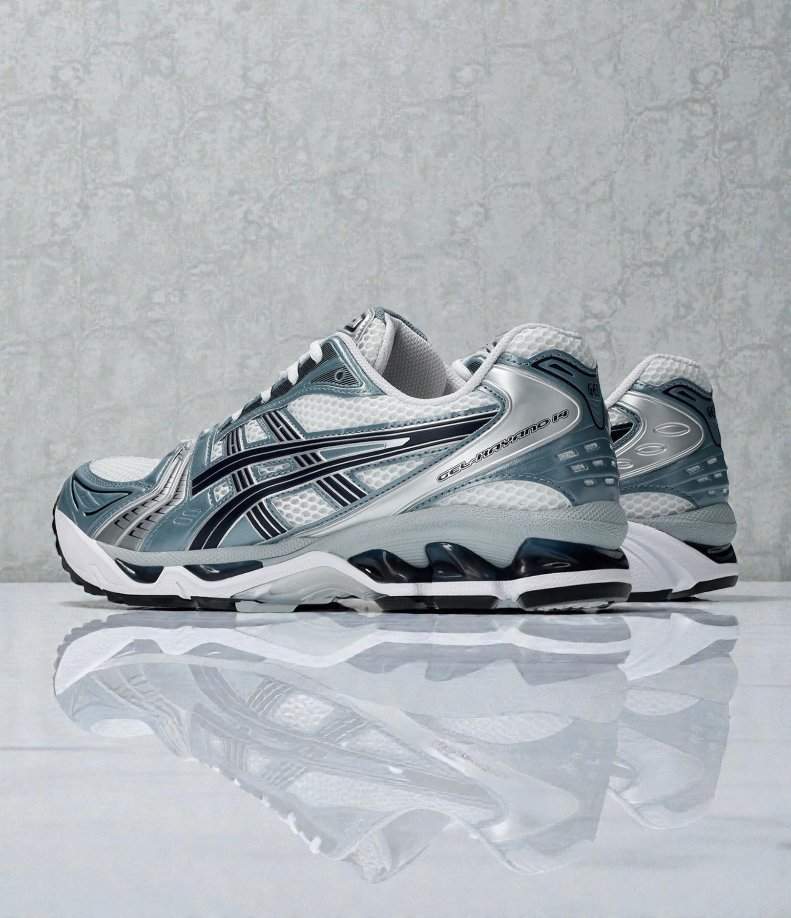 Asics Gel-Kayano 14 White Fjord Grey