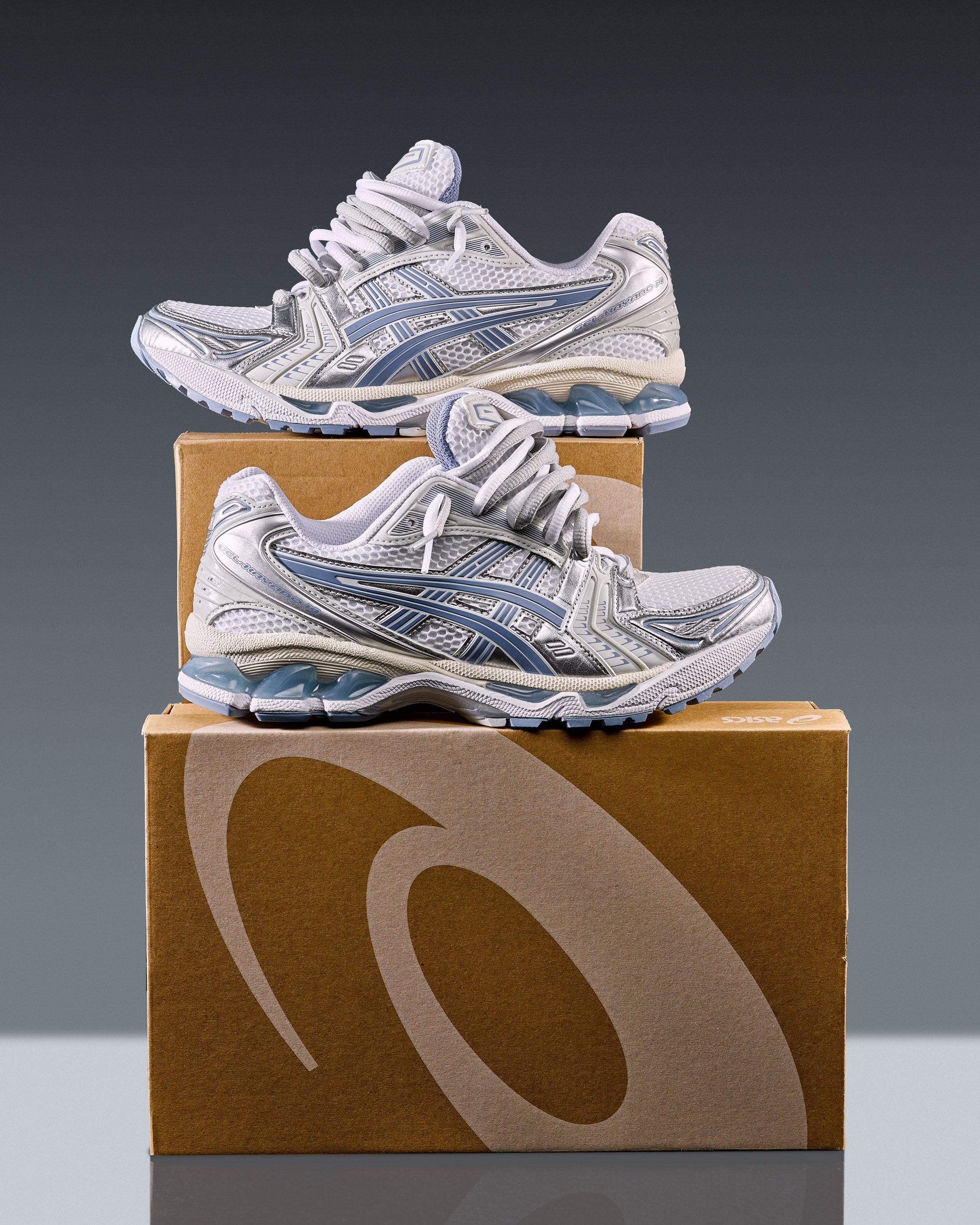 GEL-KAYANO 14 Light Navy - Double Laces