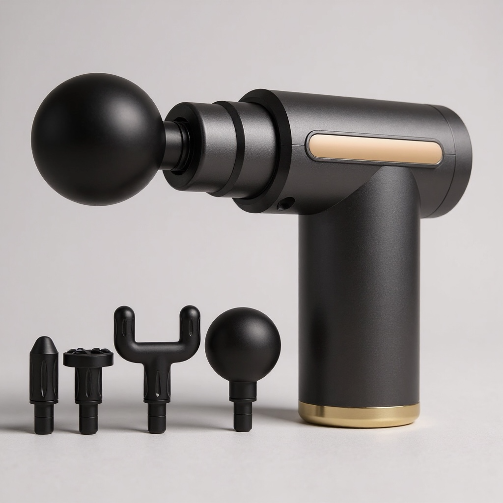 Pistolet de massage Gris pour récupération musculaire