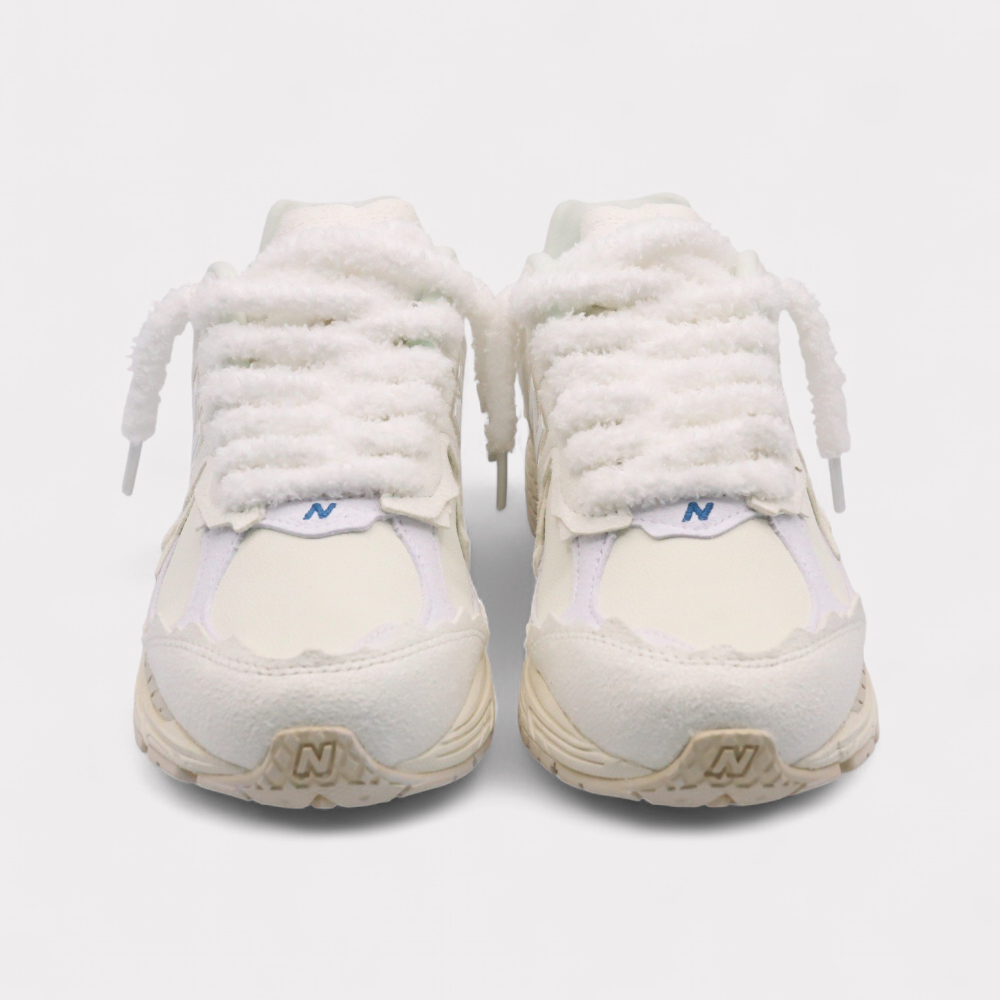 New Balance 2002R Protection Pack Sea Salt - Fluffy Laces White