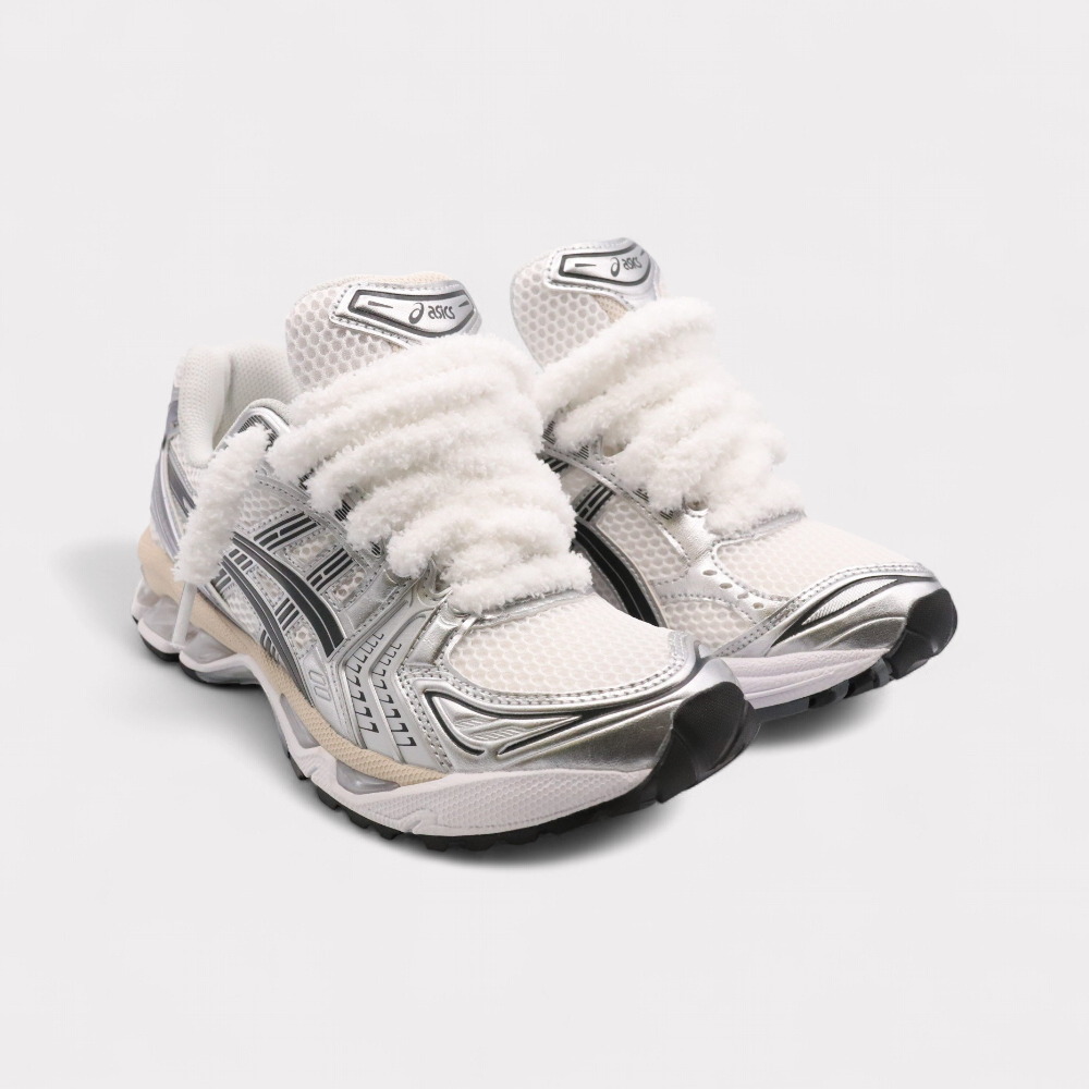 GEL-KAYANO 14 Graphite Grey - Fluffy Laces White