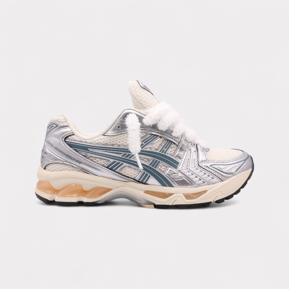 GEL-KAYANO 14 Cream Ironclad - Fluffy Laces White