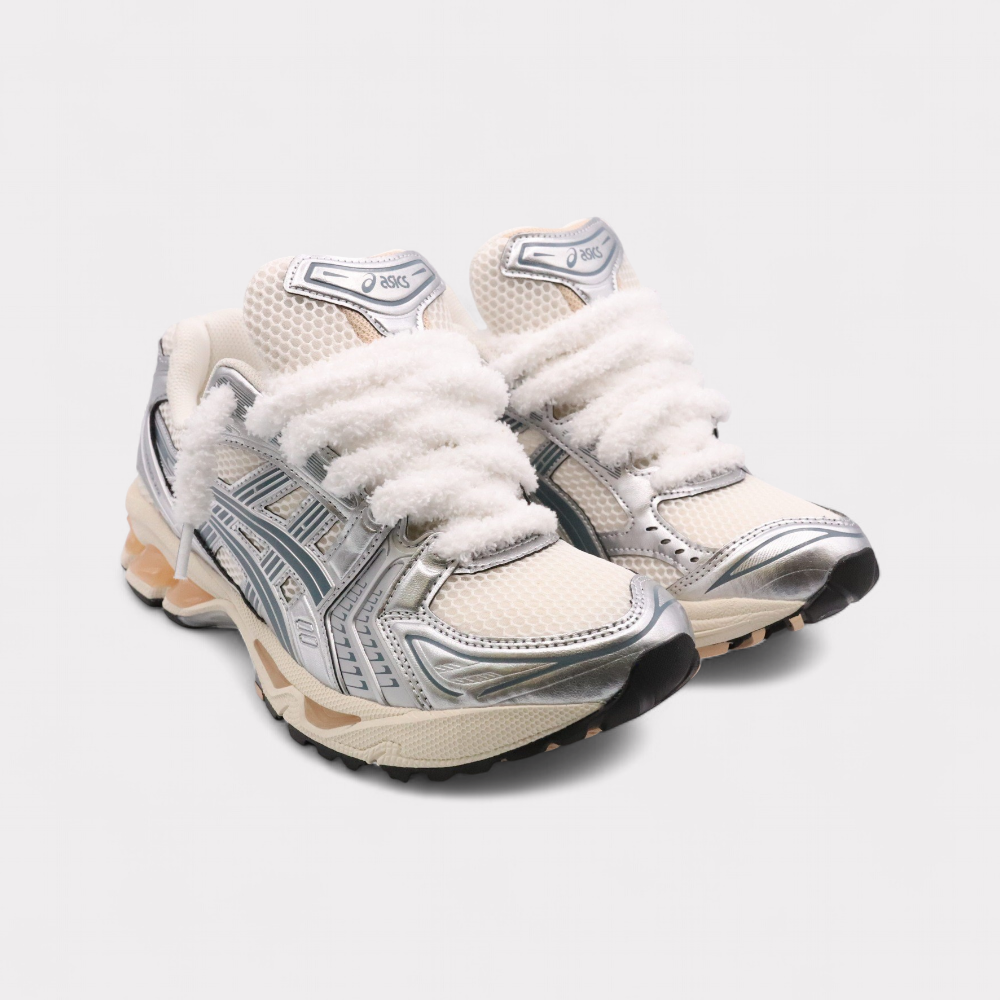 GEL-KAYANO 14 Cream Ironclad - Fluffy Laces White
