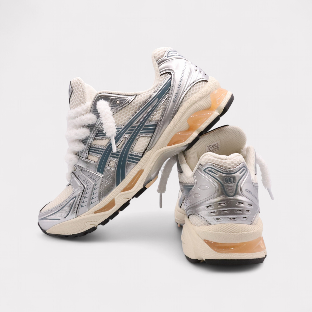 GEL-KAYANO 14 Cream Ironclad - Fluffy Laces White