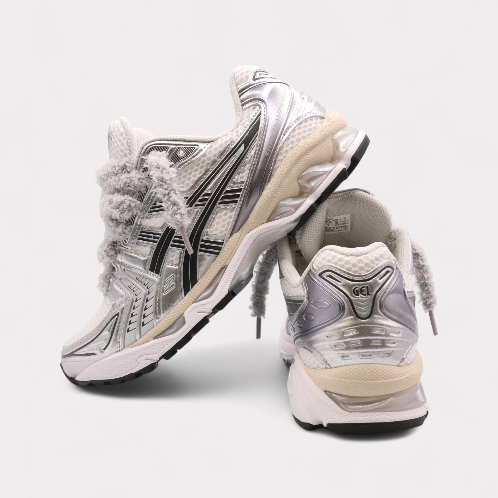 GEL-KAYANO 14 Graphite Grey - Fluffy Laces Grey
