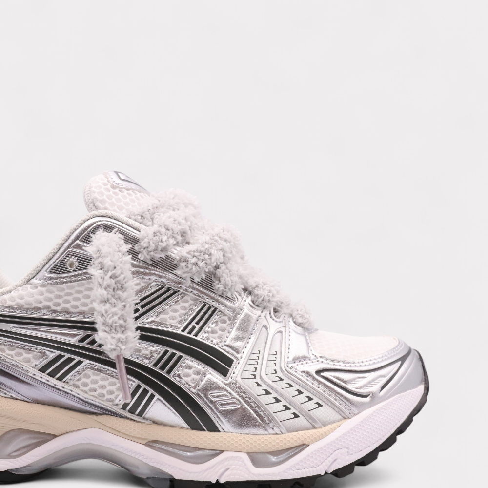 GEL-KAYANO 14 Graphite Grey - Fluffy Laces Grey