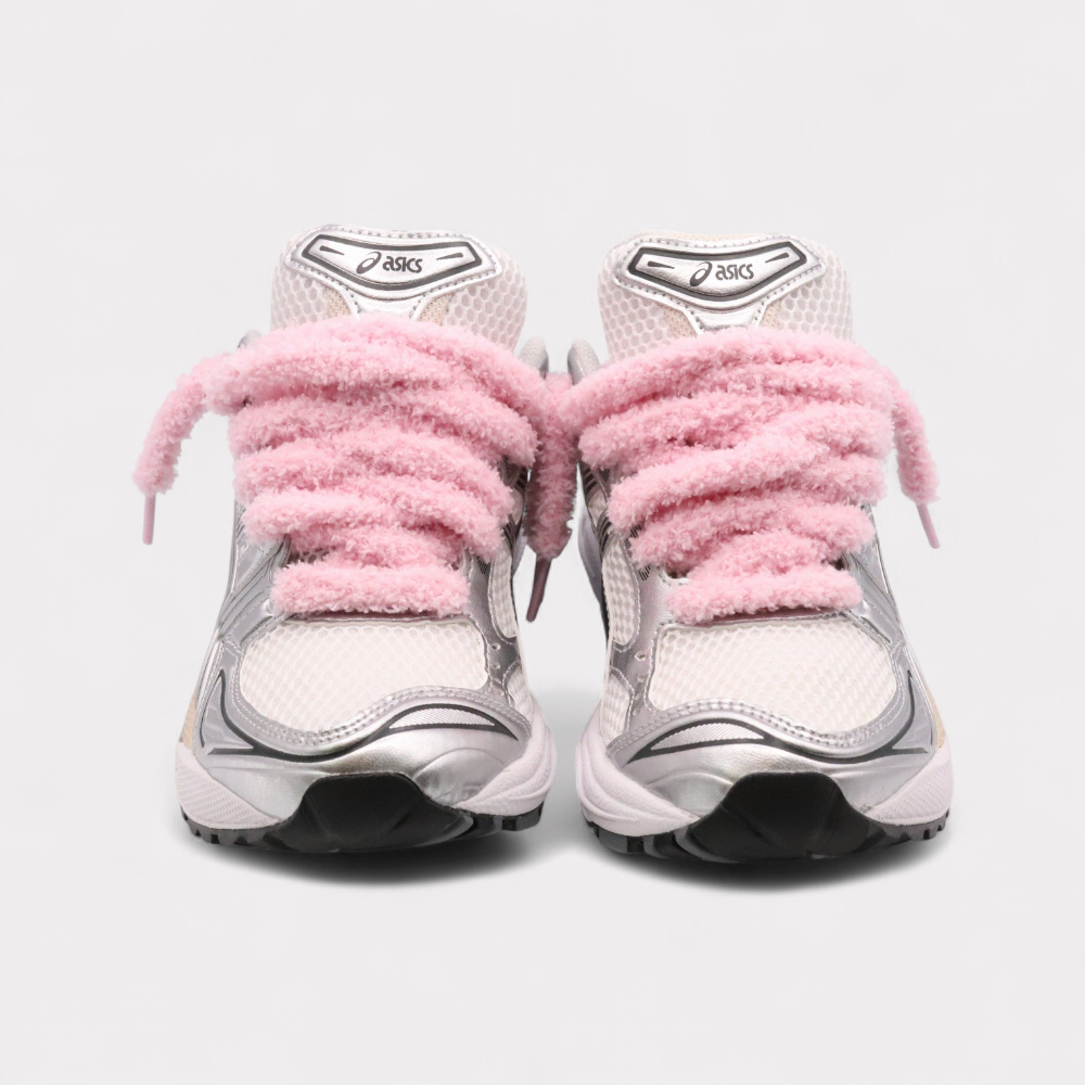 GEL-KAYANO 14 Graphite Grey - Fluffy Laces Pink