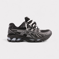 GEL-KAYANO 14 Black Pure Silver - Double Laces