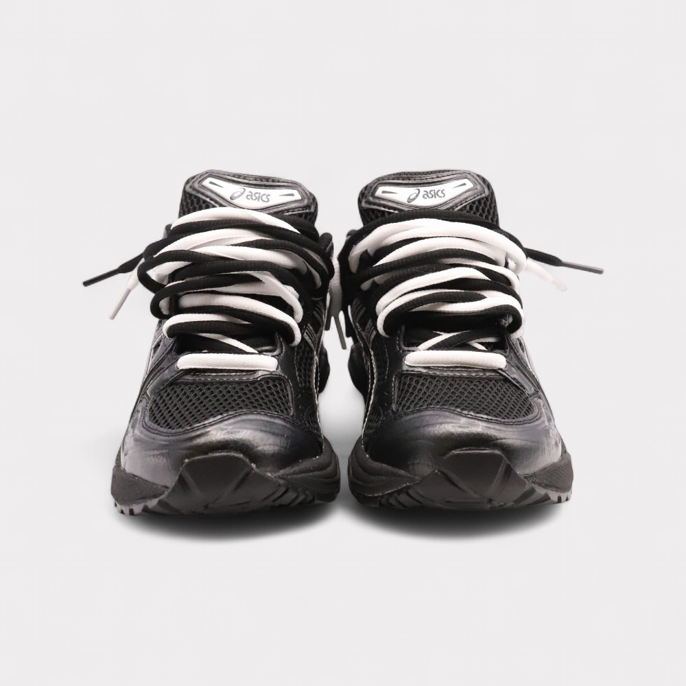 GEL-KAYANO 14 Black Pure Silver - Double Laces