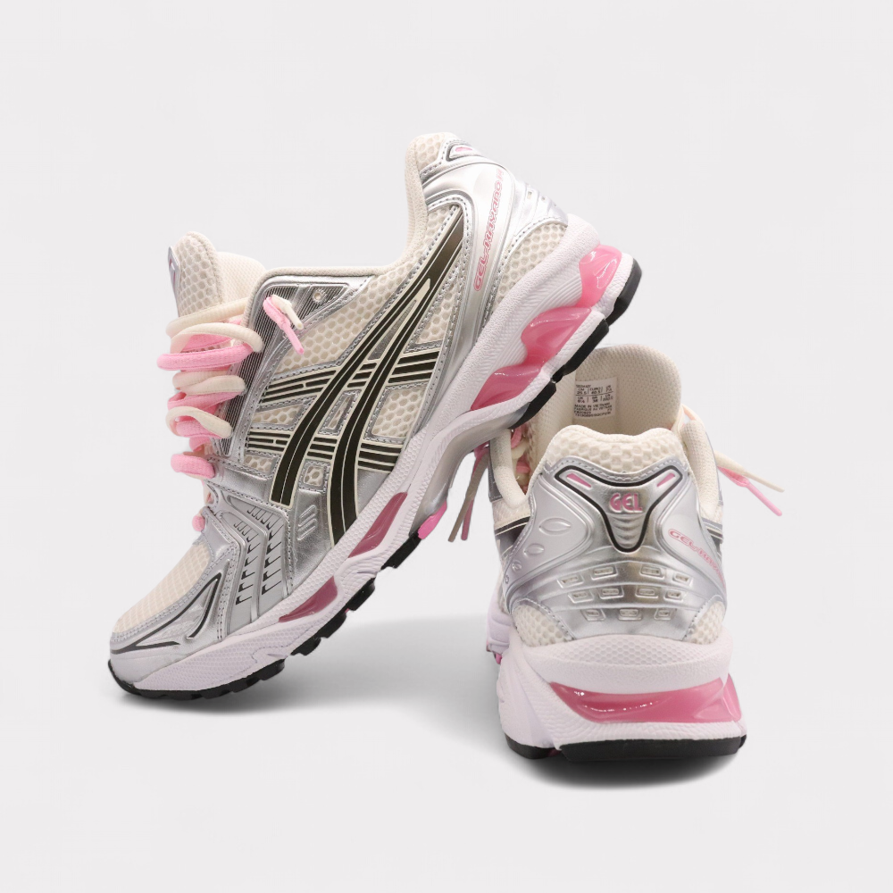 GEL-KAYANO 14 Cream Sweet Pink - Double Laces
