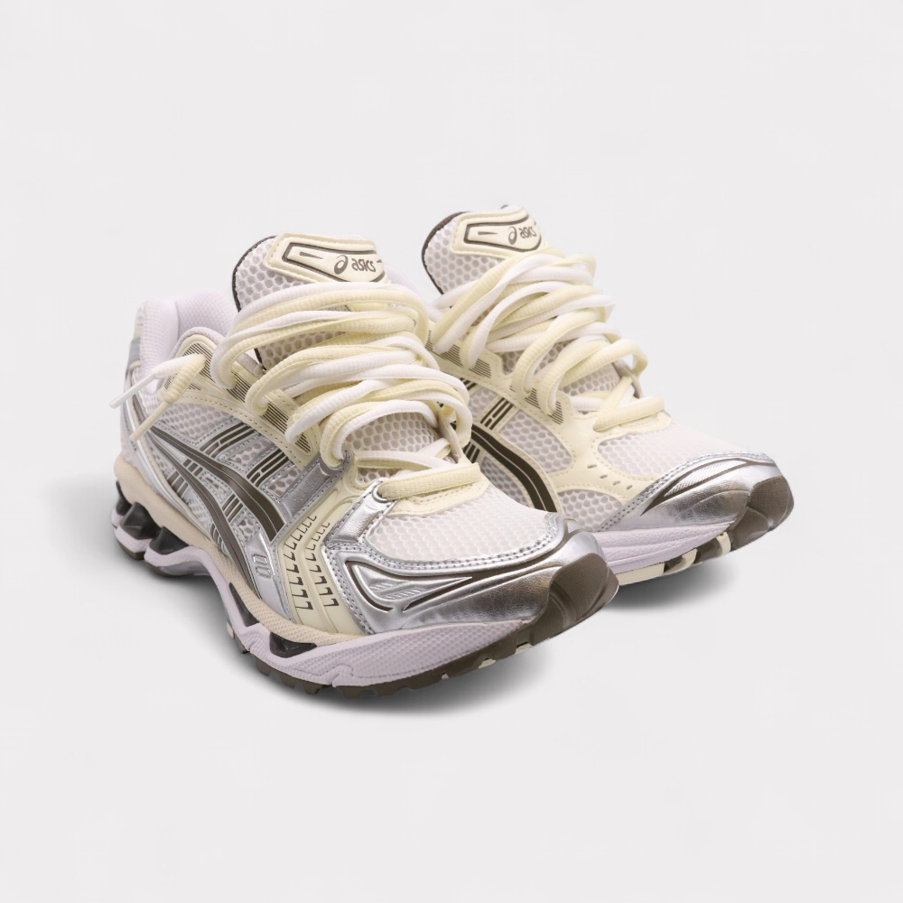 GEL-KAYANO 14 White Ivory - Double Laces