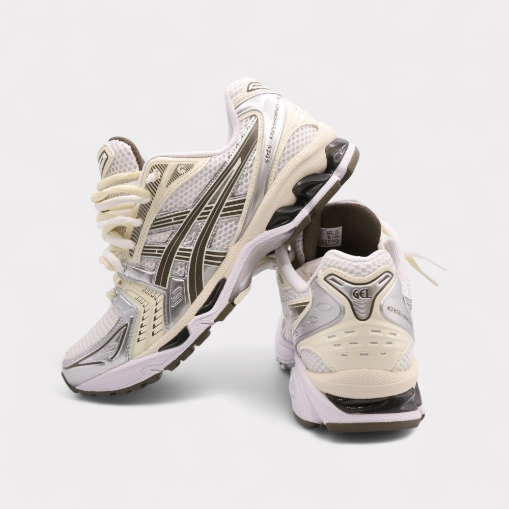 GEL-KAYANO 14 White Ivory - Double Laces