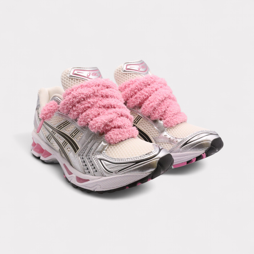 GEL-KAYANO 14 Cream Sweet Pink - Fluffy Laces Pink
