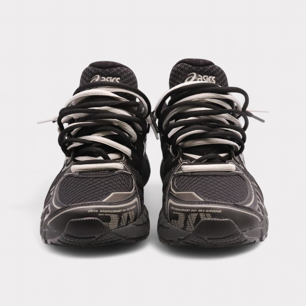 GEL-KAYANO 20 Black Grey - Double Laces