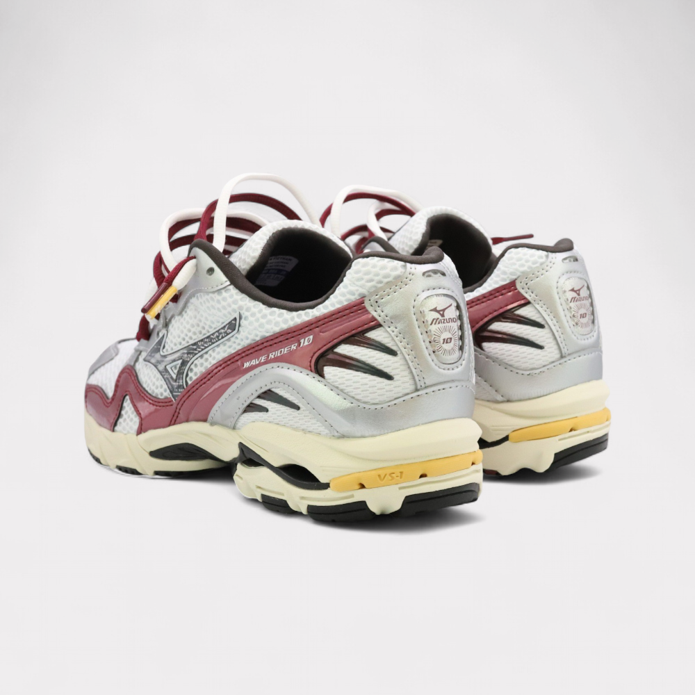 Mizuno Wave Rider 10 Syrah - Double Laces