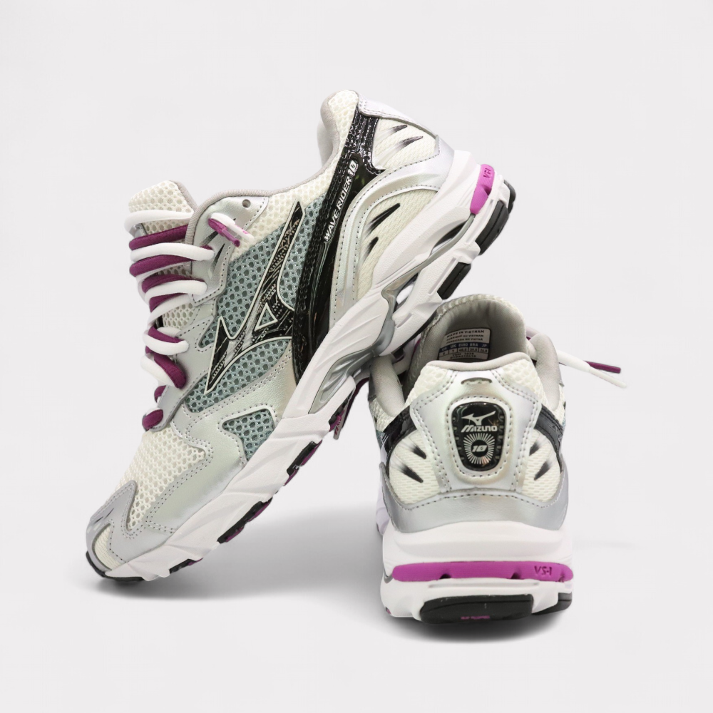 Mizuno Wave Rider 10 Slate - Double Laces