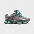 New Balance 2000 Castlerock Dark Silver - Double Laces