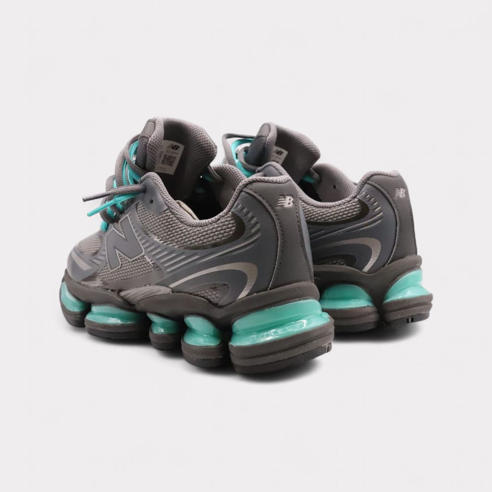 New Balance 2000 Castlerock Dark Silver - Double Laces