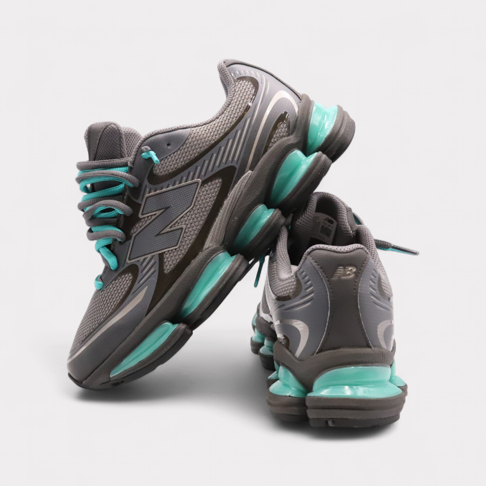 New Balance 2000 Castlerock Dark Silver - Double Laces