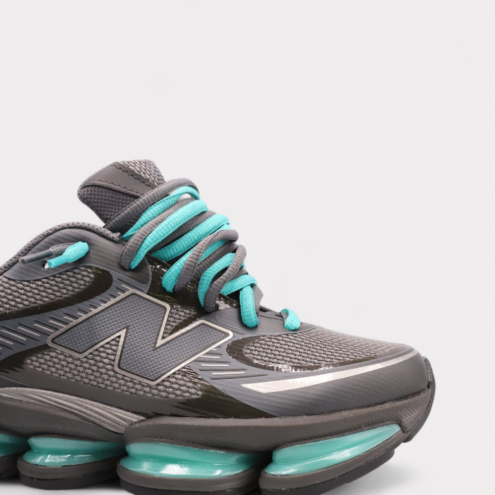 New Balance 2000 Castlerock Dark Silver - Double Laces