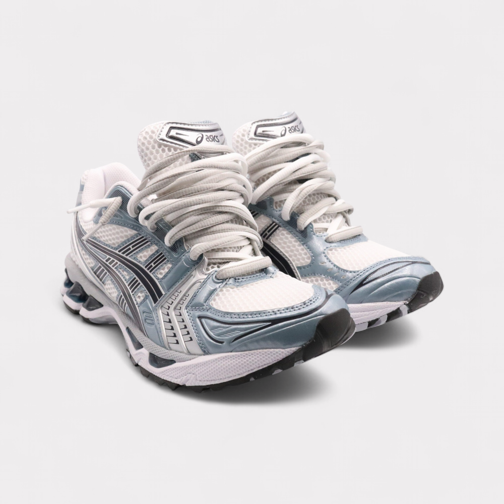 GEL-KAYANO 14 Fjord Grey - Double Laces