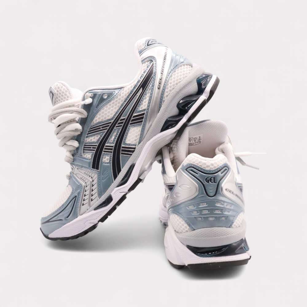 GEL-KAYANO 14 Fjord Grey - Double Laces