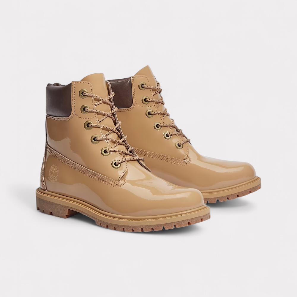Timberland 6 Inch Premium Waterproof - Patent Light Brown (W)