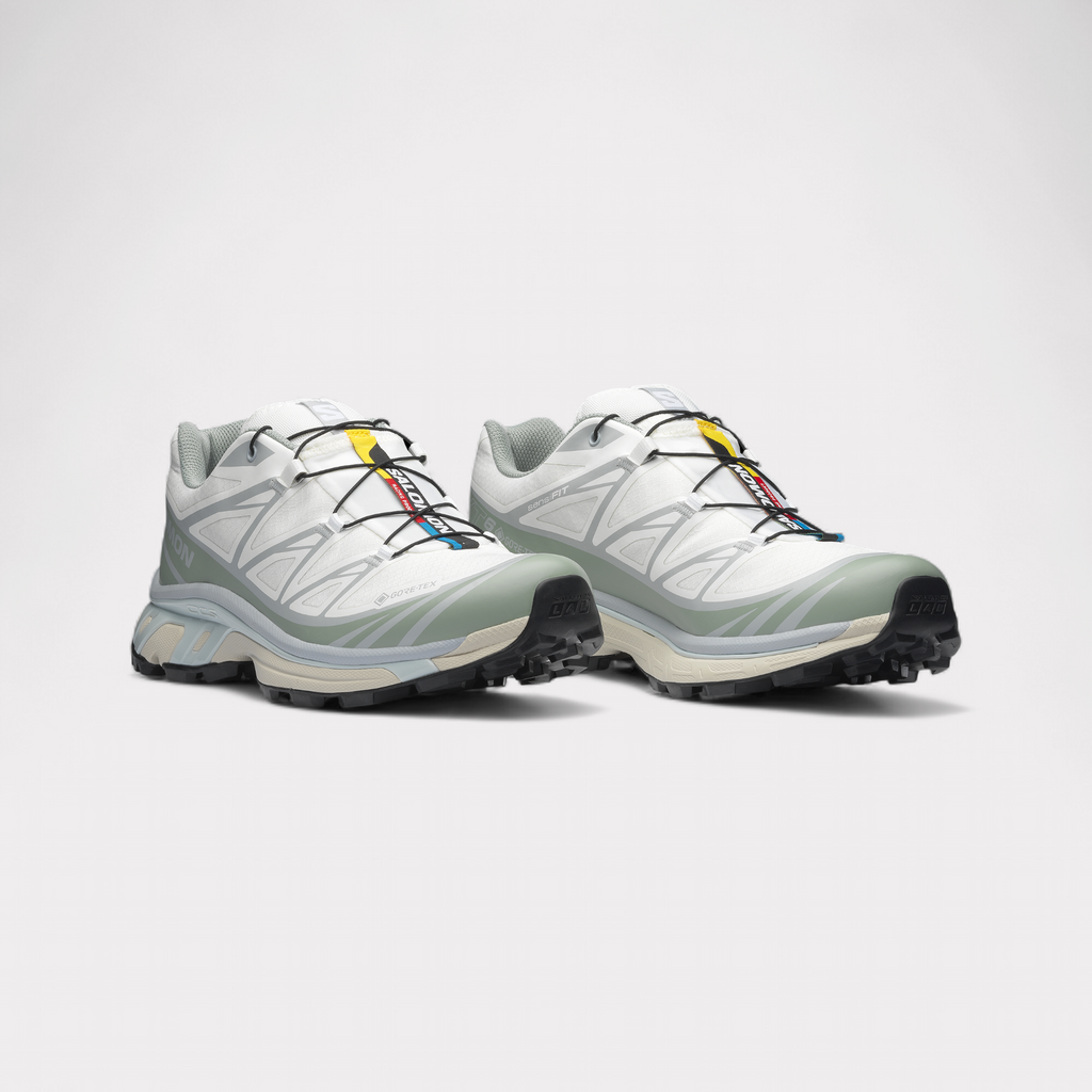 Salomon XT-6 GTX - White Green Ice