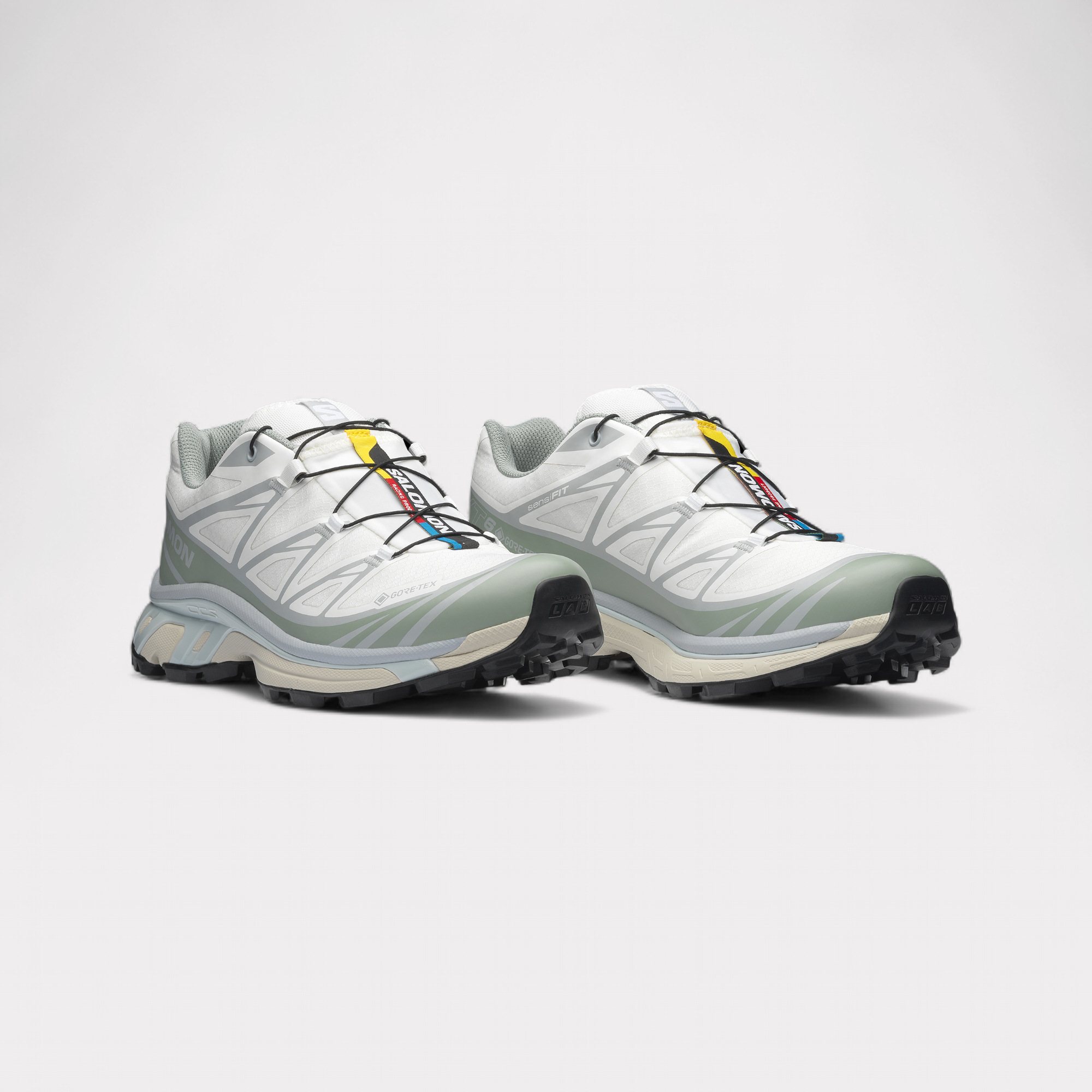 Salomon XT-6 GTX - White Green Ice